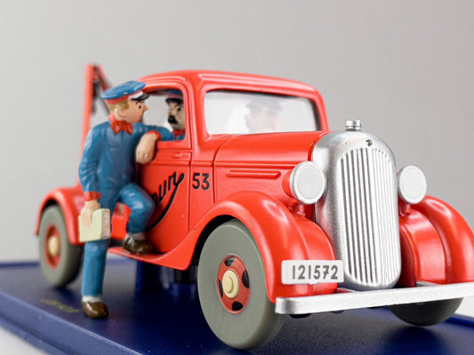 TIN59 Atlas 1/43 TINTIN en Voiture : Chevrolet pick up dépanneuse 1936 *Occasion
