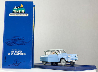 TIN14 Atlas 1/43 TINTIN en Voiture : Citroën Ami 6 années 60 *Occasion