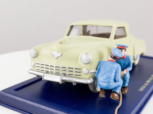 TIN66 Atlas 1/43 TINTIN en Voiture : Studebaker Commander Regal De Luxe Coupé 1947 *Occasion