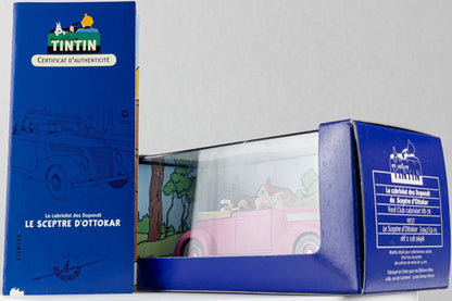 TIN69 Atlas 1/43 TINTIN en Voiture : Ford Club cabriolet V8-78 1937 *Occasion