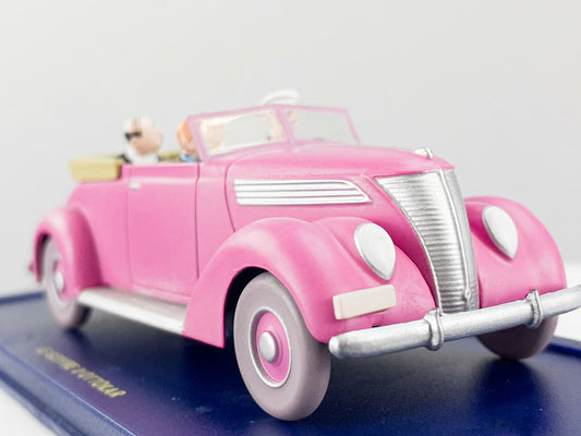 TIN69 Atlas 1/43 TINTIN en Voiture : Ford Club cabriolet V8-78 1937 *Occasion