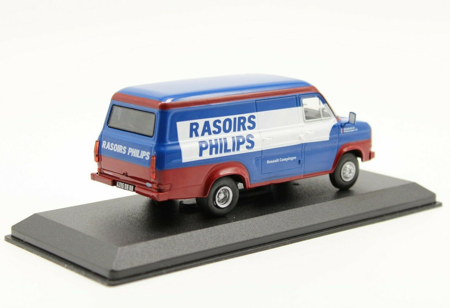 RLY9 Voiture 1/43 De Agostini RALLY ASSISTANCE : Ford Transit Renault Philips 1984
