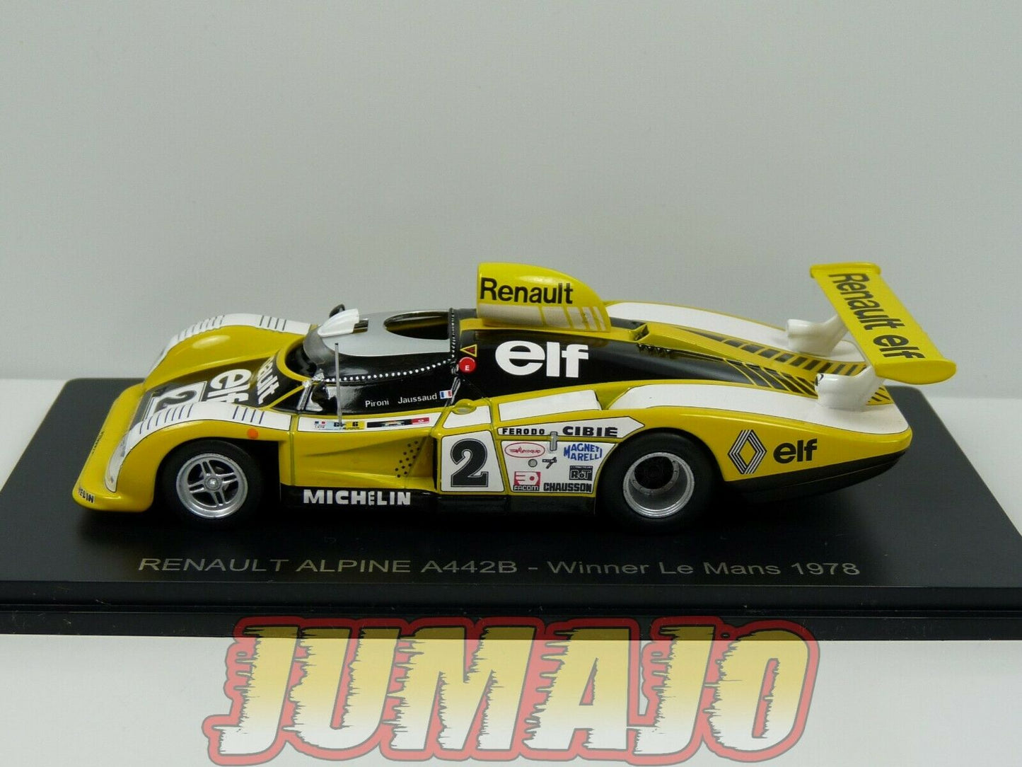 24H88 1/43 HACHETTES 24 Heures Le Mans : Renault Alpine A442B Winner 78 Pironi