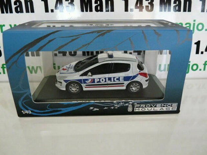 PE22 VOITURE 1/43 PROVENCE MOULAGE : PEUGEOT 308 Police