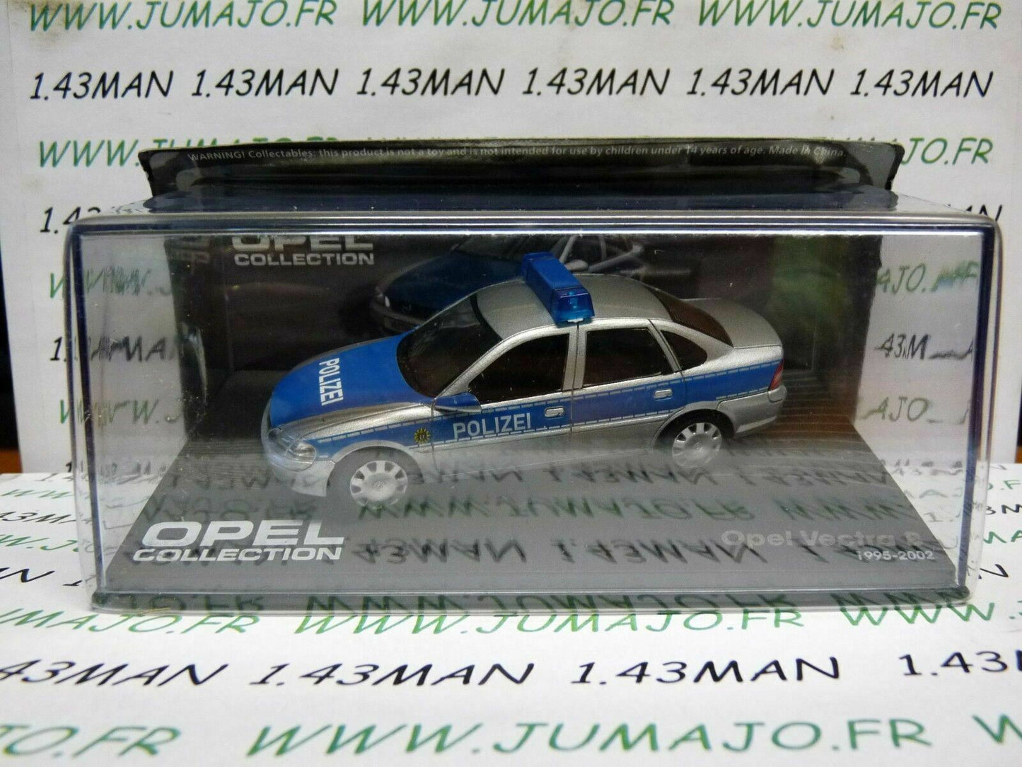 OPE45 voiture 1/43 IXO OPEL collection : VECTRA B Polizei police 1995/2002