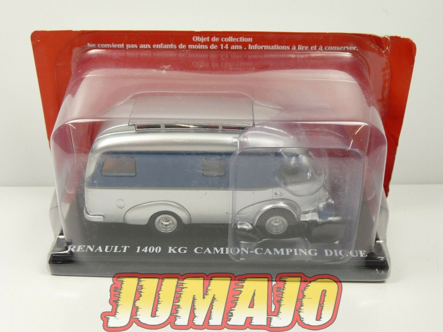 CC4 1/43 camping cars hachettes : RENAULT 1400 KG Camions-camping  Digue