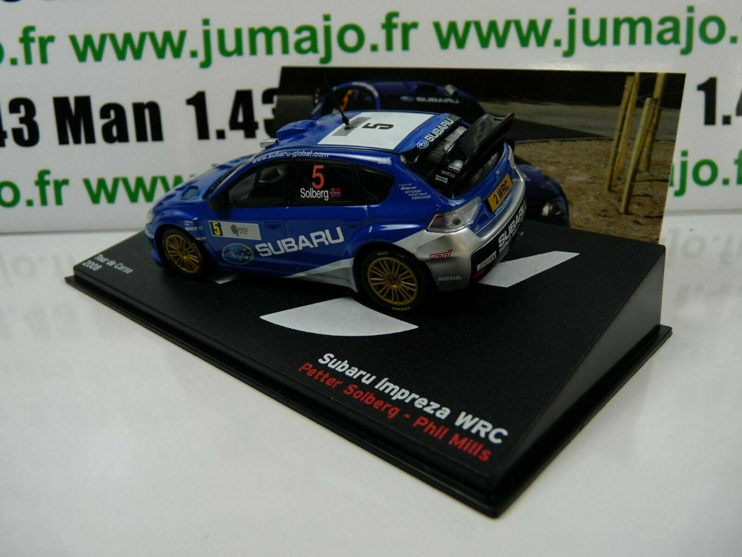 RLY5  1/43 IXO Altaya Rallye SUBARU Impreza WRC Tour De Corse 2008 P SOLBERG