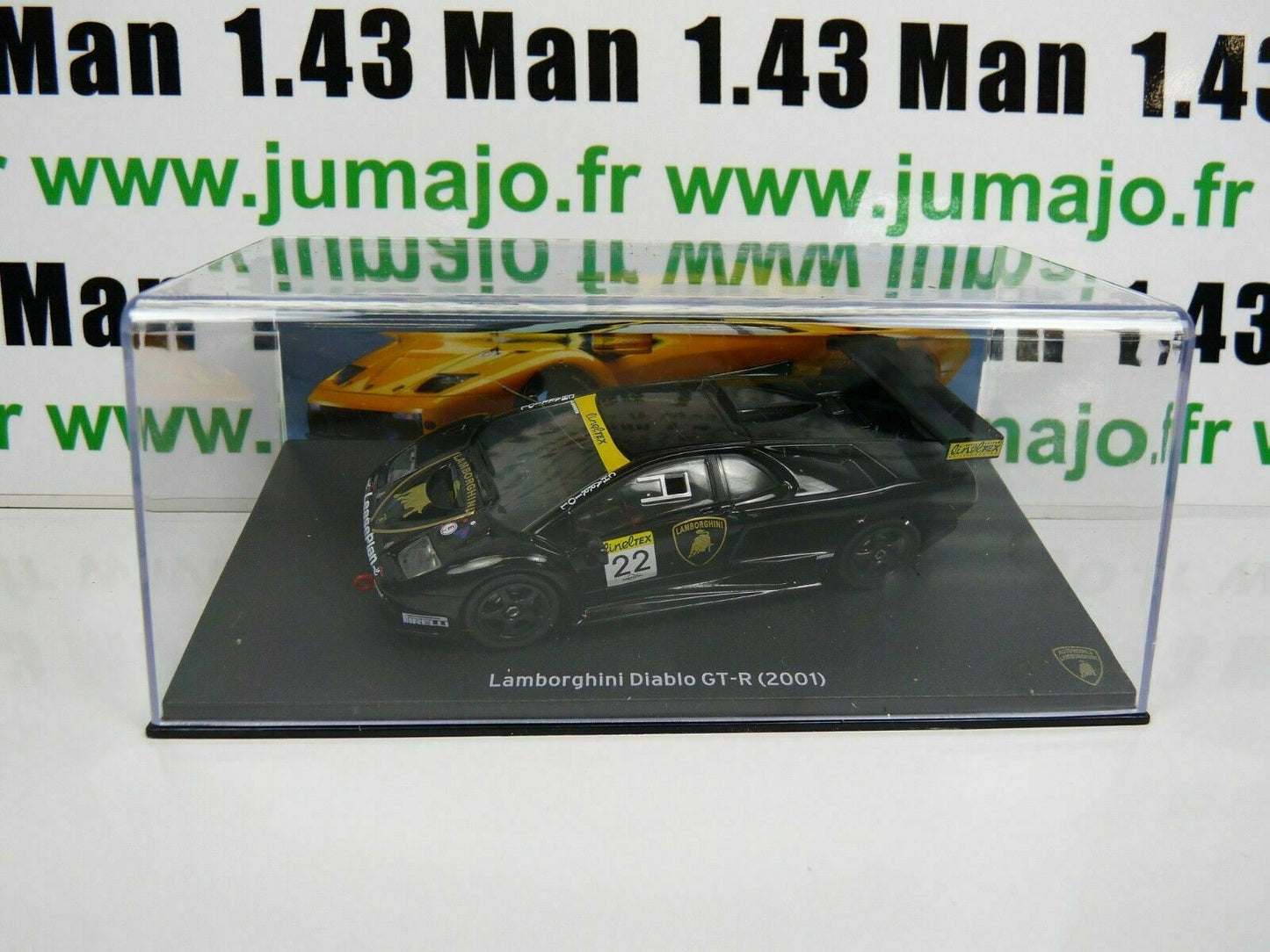 LB6 voiture 1/43 IXO LAMBORGHINI : DIABLO GT-R 2001 #22