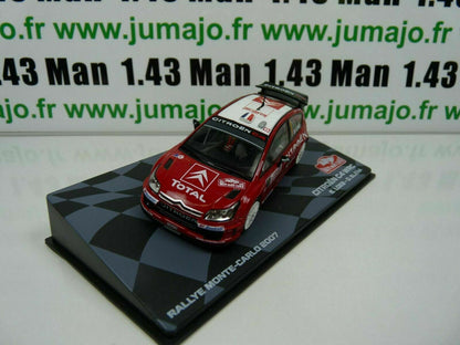 RMIT33 1/43 IXO Rallye Monte Carlo : CITROËN C4 WRC S.Loeb 2007 #1