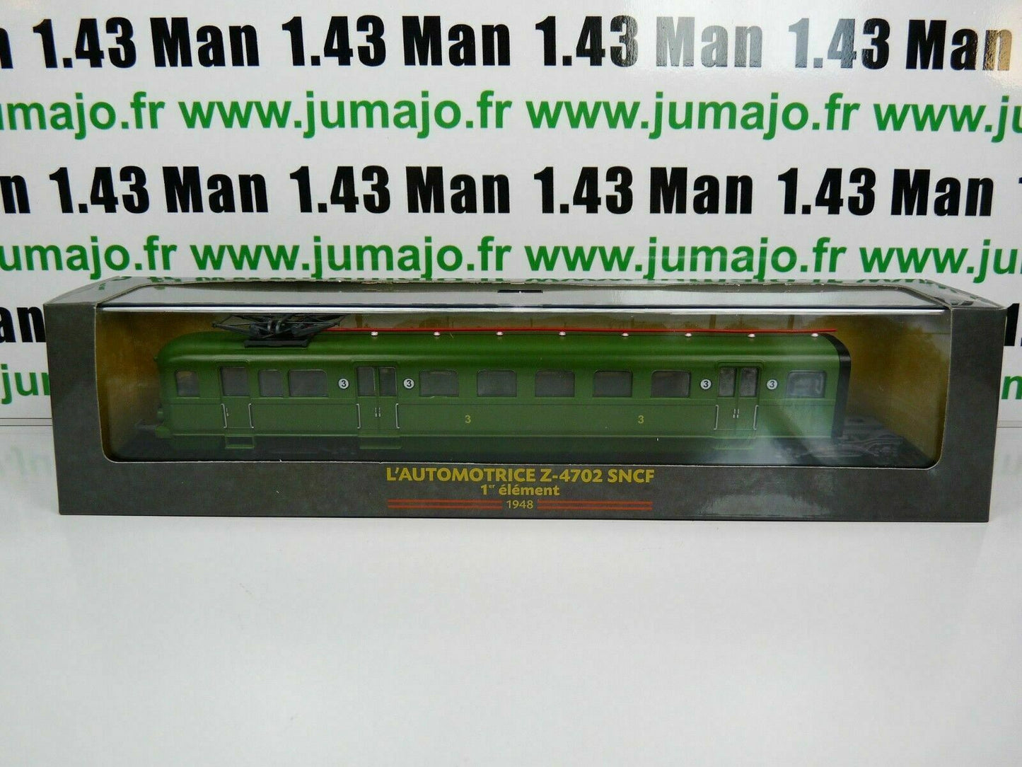 AM19 Automotrices train SNCF 1/87 HO : Z 4702 1948 1° élément
