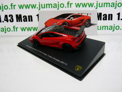 LB69 voiture 1/43 IXO LAMBORGHINI GALLARDO LP 570-4 super Troféo stradale 2011