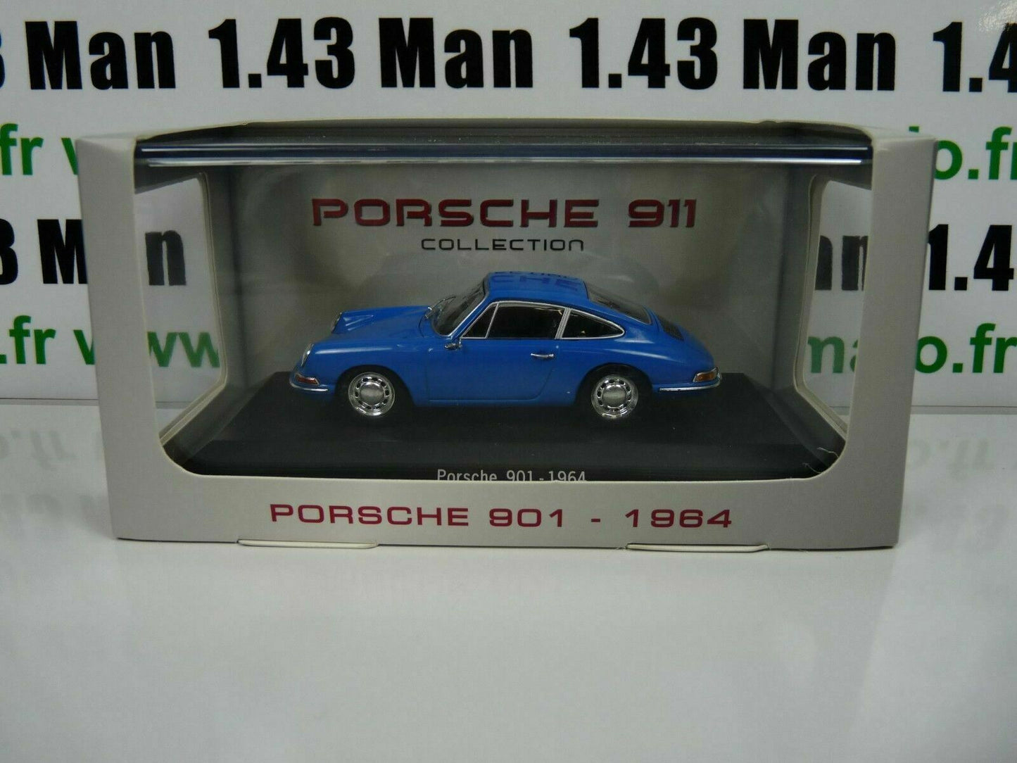 POR1 : voiture 1/43 atlas NOREV PORSCHE 911 collection : PORSCHE 901 (911) 1964