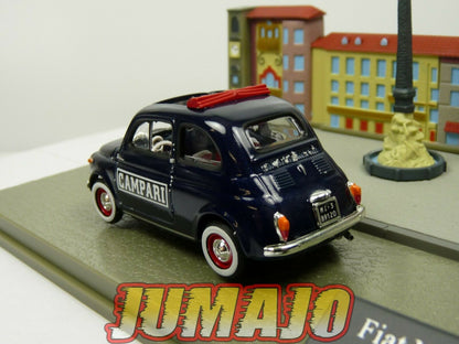 IT81 Voiture 1/43 FIAT : Diorama FIAT 500 Nuova Tetto Apribile Campari