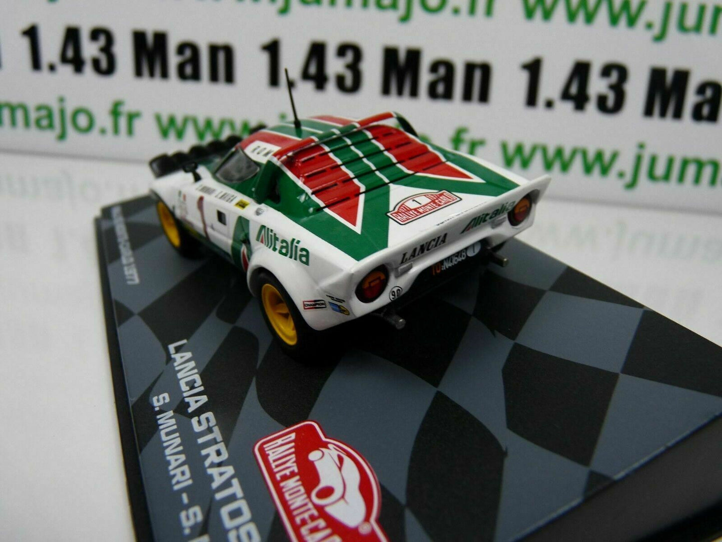 RMIT3 1/43 IXO Rallye Monte Carlo  : LANCIA STRATOS HF 1977 S.Munari / S. Maiga