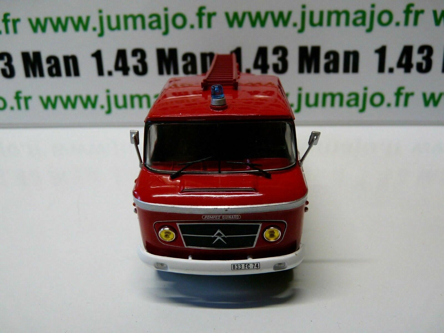 CPF65 CAMIONS POMPIERS 1/43 Hachette IXO : Citroën 46 CD Pompes-Guinard heuliez