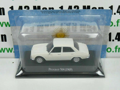 ARG2 Voiture 1/43 SALVAT Autos Inolvidables : Peugeot 504 (1969)