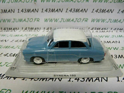 PL121 VOITURE 1/43 IXO IST déagostini POLOGNE : SYRENA 102