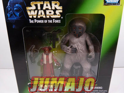 STW1 2 figurines STAR WARS Power of the Force coffret KABE AND MUFTAK kenner