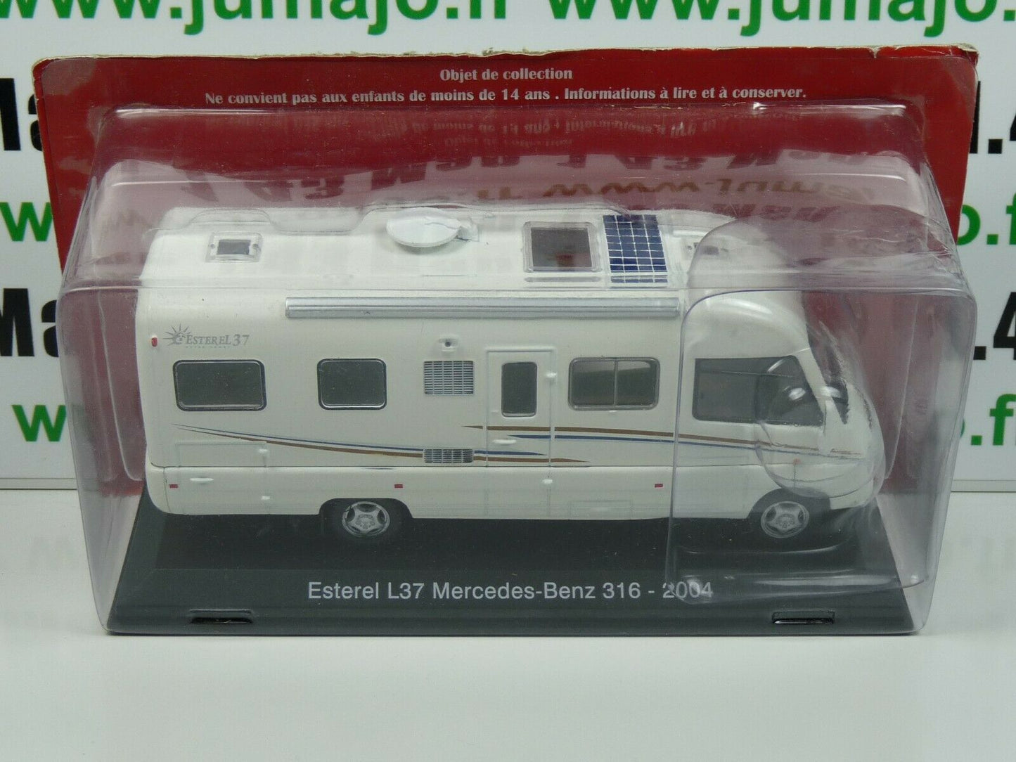 CC24 1/43 camping cars hachettes :Esterel L37 Mercedes Benz 316 2004