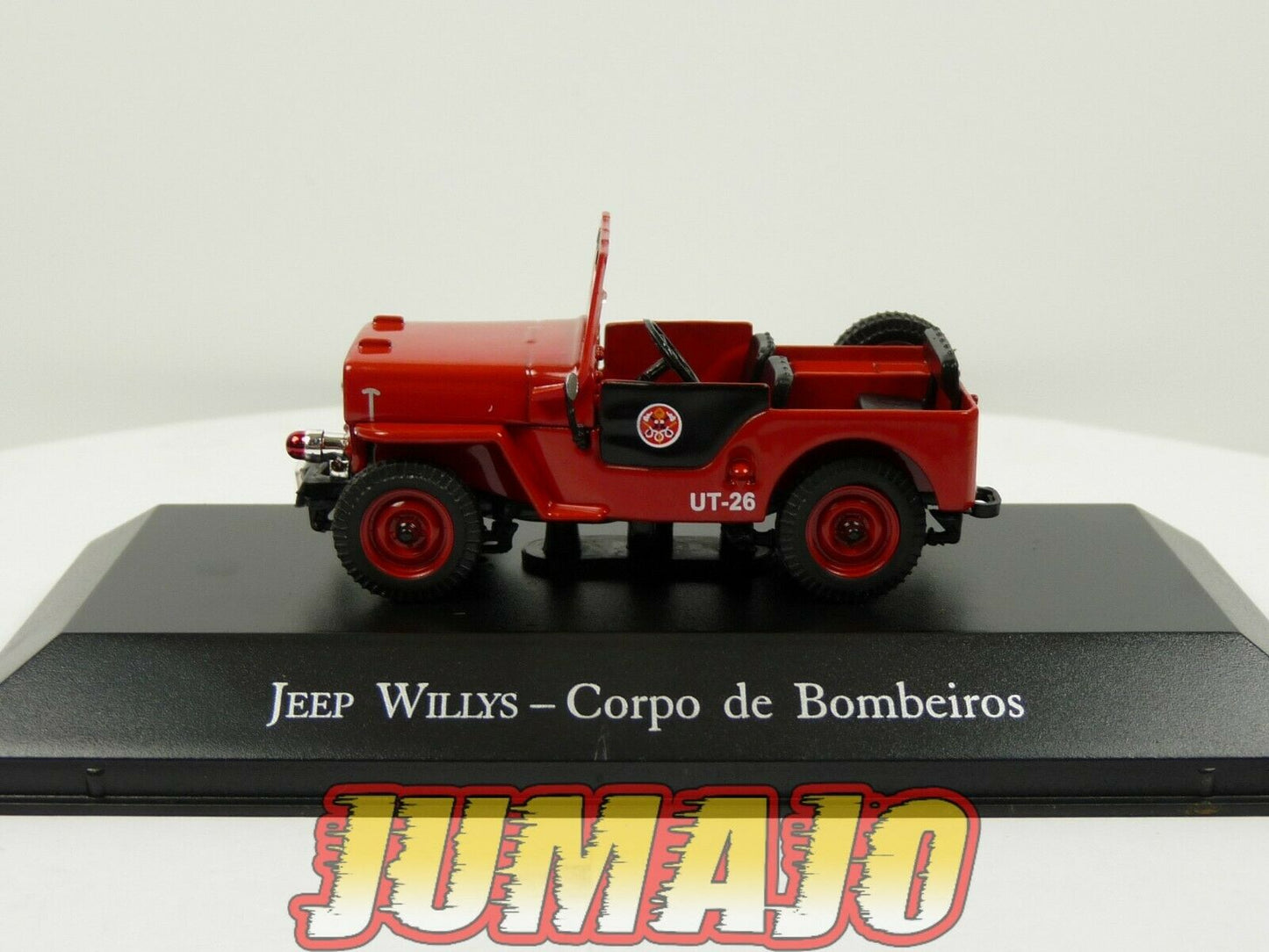 SBR4 1/43 IXO DéAgostini Véhicules Brésil Jeep Willys Pompiers "fire engine"
