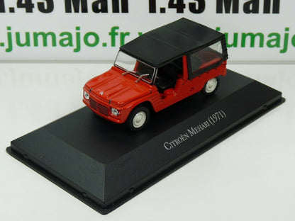 LOT 2 Voiture 1/43 SALVAT Autos Inolvidables : Citroën Méhari AMI 8 ARG26/32