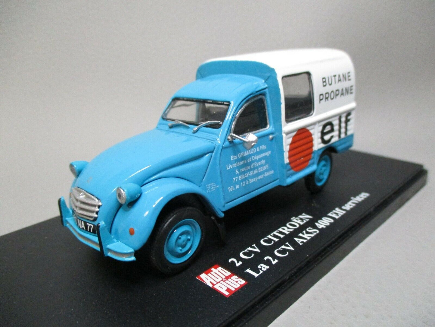 2CVAP65 Voiture 1/43 ELIGOR Auto plus : CITROEN 2CV AKS 400 Elf Services