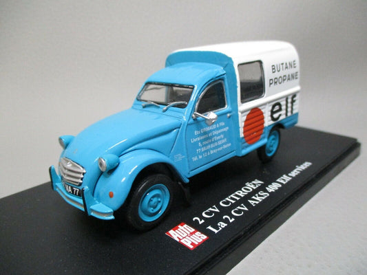 2CVAP65 Voiture 1/43 ELIGOR Auto plus : CITROEN 2CV AKS 400 Elf Services