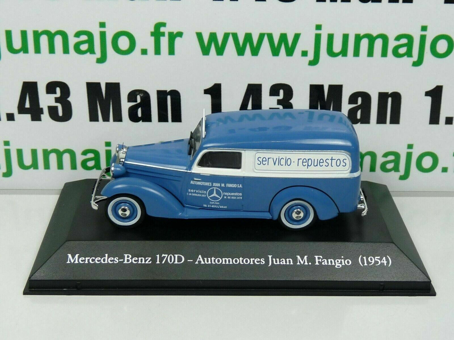 SER21 1/43 SALVAT Vehiculos Inolv. Servicios: Mercedes-Benz 170D Fangio (1954)