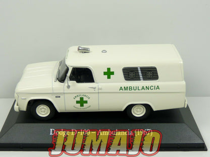 SER7 1/43 SALVAT Vehiculos Servicios : Ambulance DODGE D 100 1967