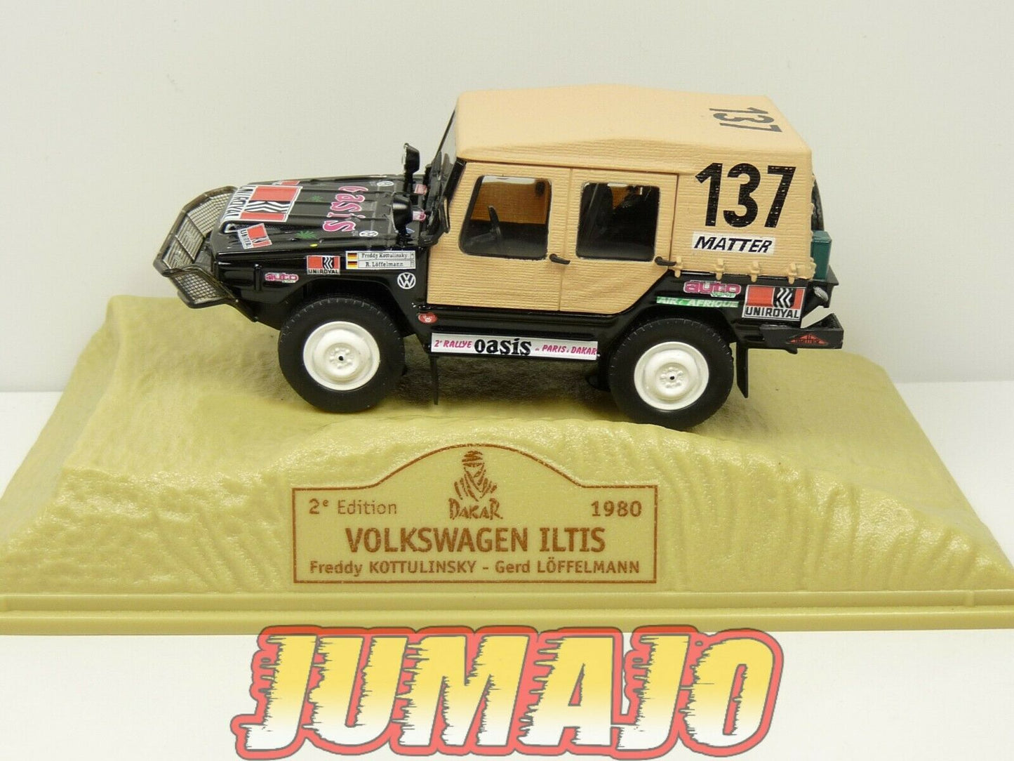 DKR4 1/43 Norev M6 Paris/Dakar : VOLKSWAGEN ILTIS F.Kottulinsky WINNER 1980 #137