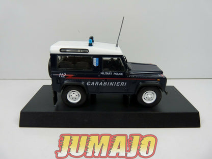 CR39 voiture 1/43 CARABINIERI : LAND ROVER DEFENDER 90 Military Police 1995
