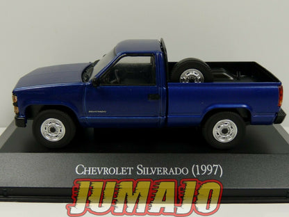 AQV7 Voiture 1/43 SALVAT Inolvidables 80/90: CHEVROLET Silverado 1997 pick-up