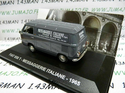 PIT47 1/43 IXO Altaya époque ITALIE : FIAT 850 T messagerie italienne 1965