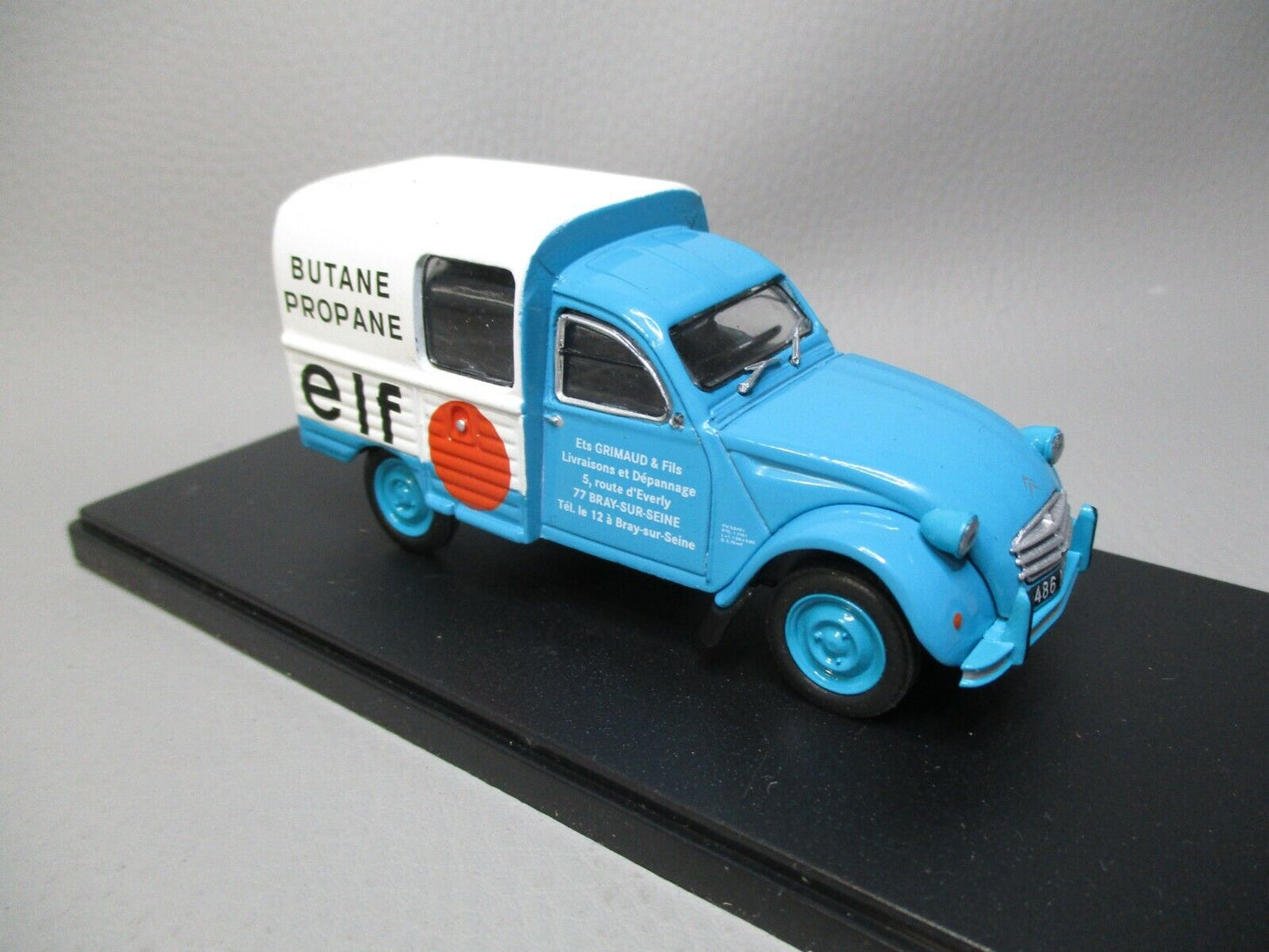 2CVAP65 Voiture 1/43 ELIGOR Auto plus : CITROEN 2CV AKS 400 Elf Services