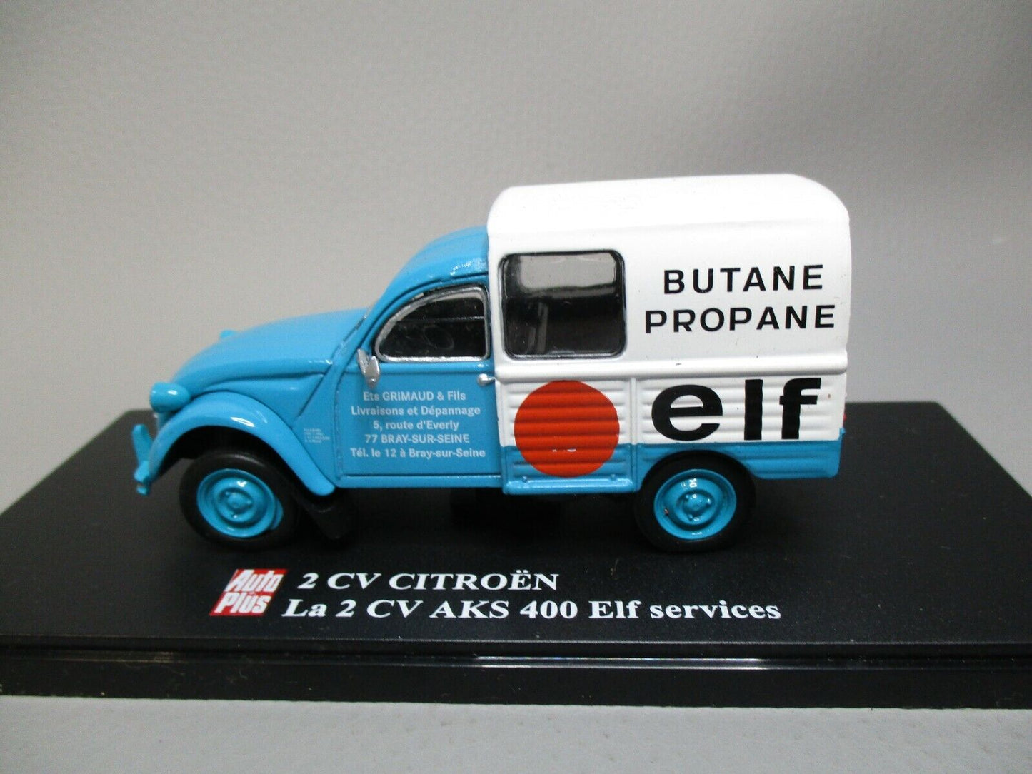2CVAP65 Voiture 1/43 ELIGOR Auto plus : CITROEN 2CV AKS 400 Elf Services