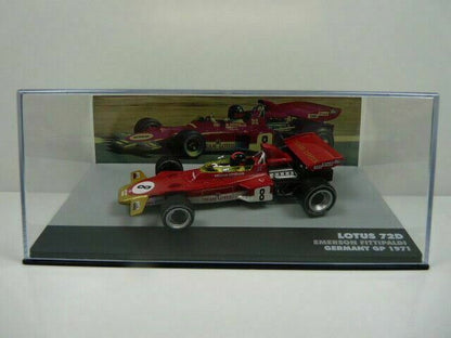 FOR22 eaglemoss 1/43 F1 BRESIL Formule 1 LOTUS 72D E.Fittipaldi Allemagne 1971