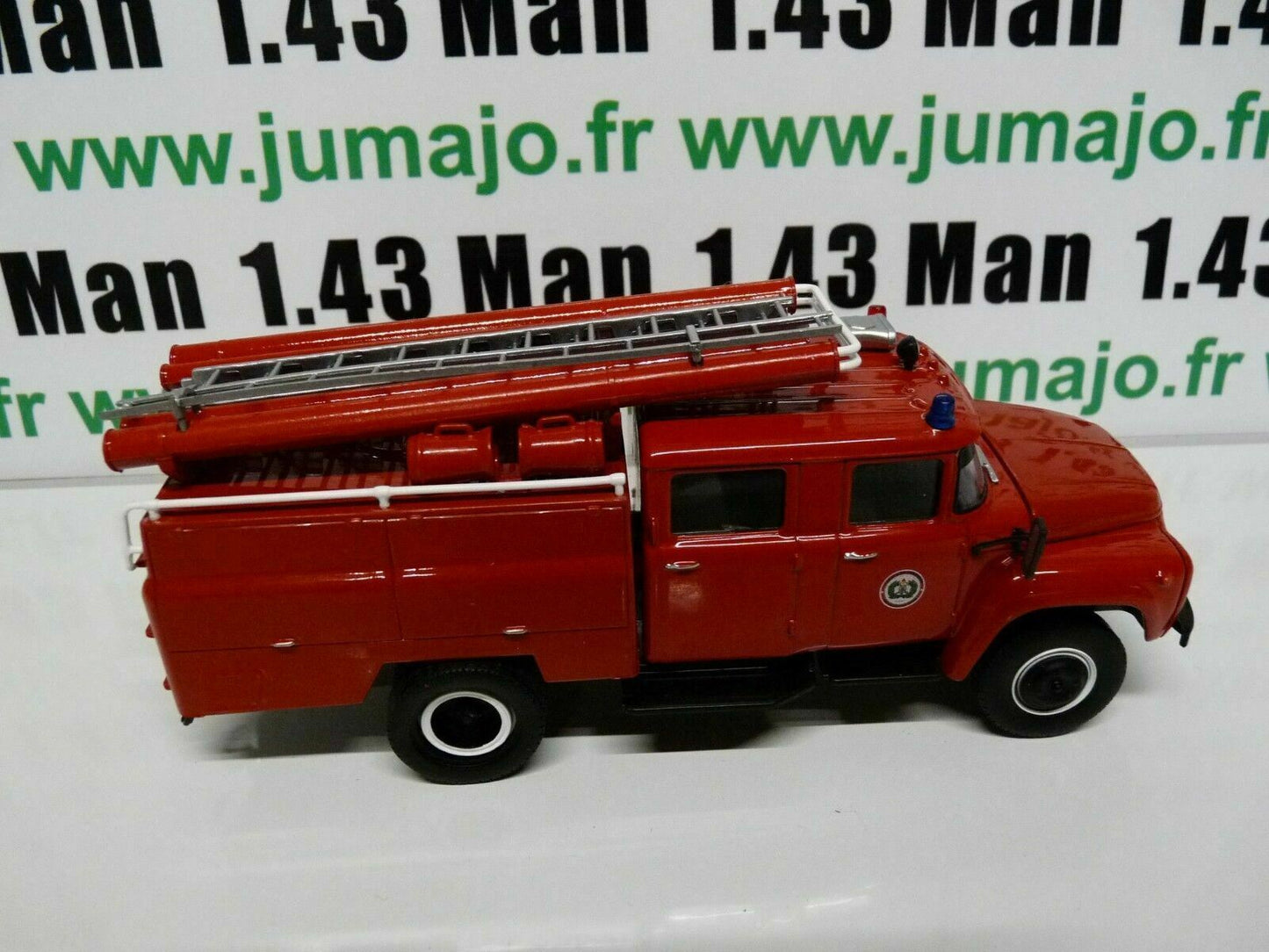 CPF71 Camion 1/43 Hachette IXO Pompiers : ZIL 130 Auto-Pompe ATS40 sur CUBA