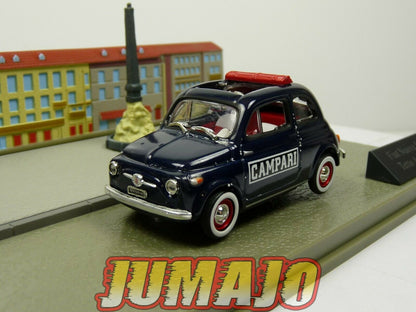 IT81 Voiture 1/43 FIAT : Diorama FIAT 500 Nuova Tetto Apribile Campari