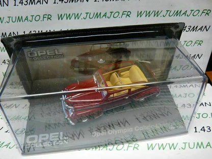 OPE80 1/43 IXO eagle moss OPEL collection n°63 OLYMPIA CABRIOLET 1951/1953