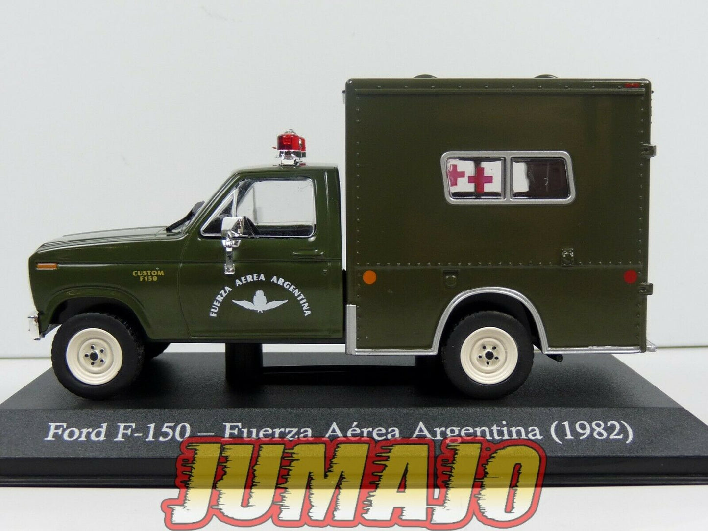 SER13 1/43 SALVAT Vehiculos Servicios FORD F 150 1982 Croix rouge ambulance