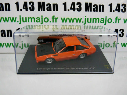 LB68 voiture 1/43 IXO LAMBORGHINI : JARAMA GTS Bob Wallace 1972