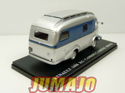 CC4 1/43 camping cars hachettes : RENAULT 1400 KG Camions-camping  Digue