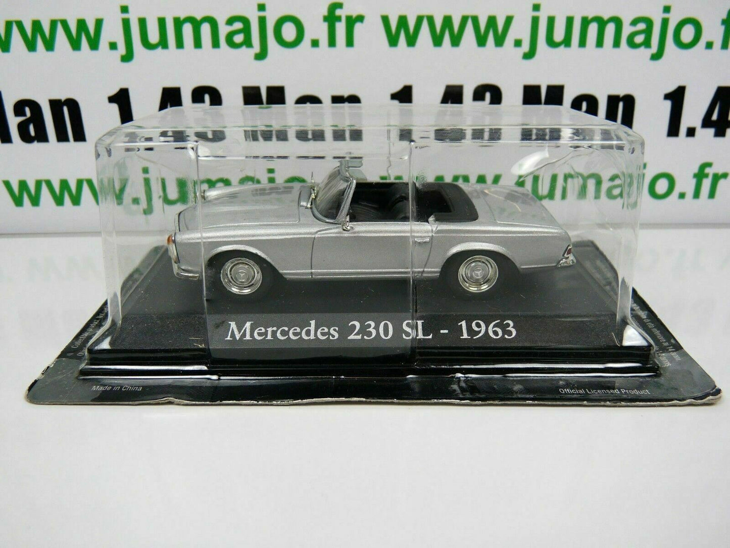RBA4 voiture 1/43 RBA Italie IXO : Mercedes 230 SL 1963 "pagode"