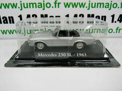 RBA4 voiture 1/43 RBA Italie IXO : Mercedes 230 SL 1963 "pagode"