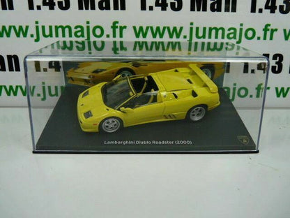 LB401 voiture 1/43 IXO LAMBORGHINI  DIABLO Roadster 2000 jaune