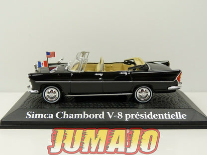 PR7 Voiture 1/43 NOREV présidentielle : SIMCA Chambord V-8 De Gaulle