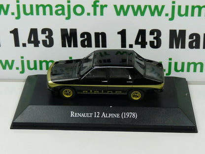ARG43 Voiture 1/43 SALVAT Autos Inolvidables : Renault 12 Alpine 1978