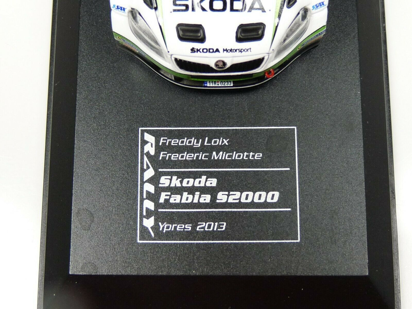 RD26 1/43 IXO Direkt Rallye SKODA FABIA S2000 Ypres 2013 F.LOIX #5