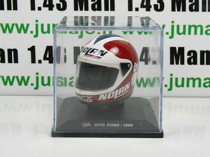 CM8 CASQUE MOTO GP 1/5  : Sito Pons 1988 - Coca cola Nolan