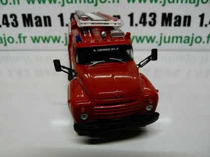 CPF71 Camion 1/43 Hachette IXO Pompiers : ZIL 130 Auto-Pompe ATS40 sur CUBA